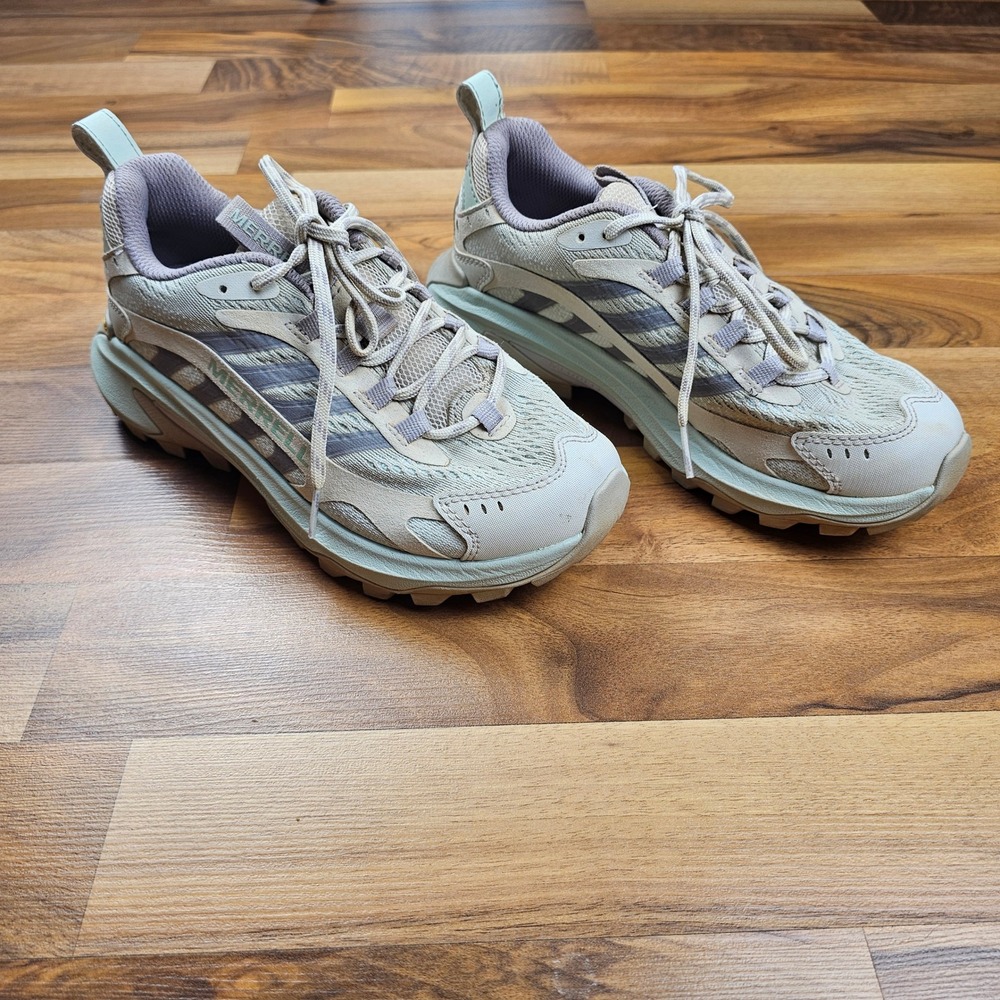 Merrell Moab Speed 2 Trail Running Shoes Mint Green J038520 Womens 5.5‎